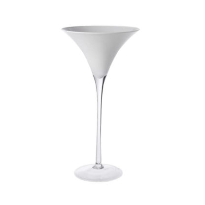 Location vase martini blanc H70cm