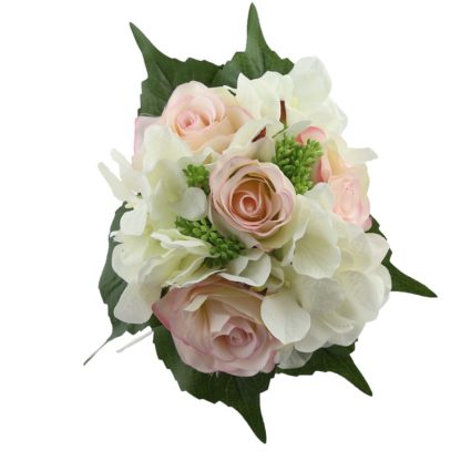 Location bouquet hortensia pinck/cream