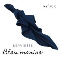 Serviette en tissus - Bleu marine