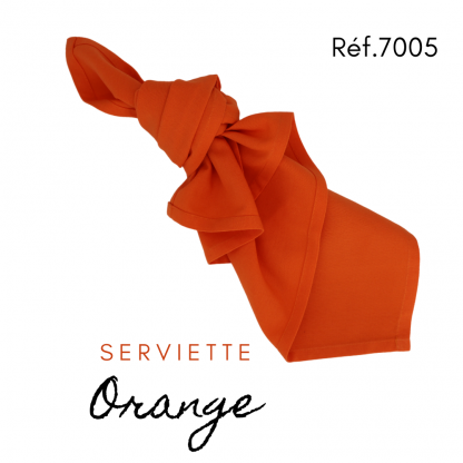 Serviette en tissus - Orange
