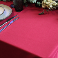 Nappe ronde en tissus D290cm - Bordeaux