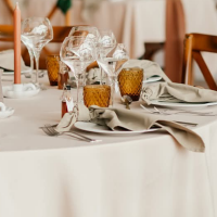 Nappe rectangle tissus 150*240 cm - Ivoire