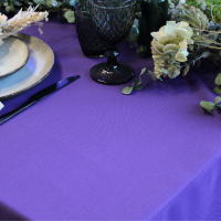 Nappe ronde en tissus D290cm -Violet