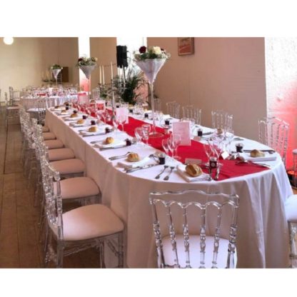 Location table ovale 10 personnes