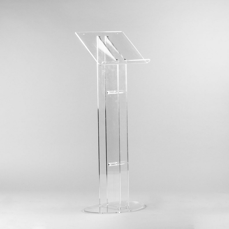 Pupitre de présentation en acrylique transparent, support de podium en  acrylique, pupitre de présentation en acrylique transparent, pupitre