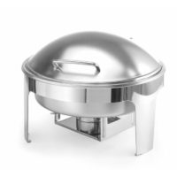 Location chafing dish rond - inox 6 Litres