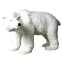 Location ours blanc en peluche géant H92cm