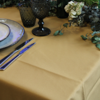 Nappe ronde en tissus -D290cm OR