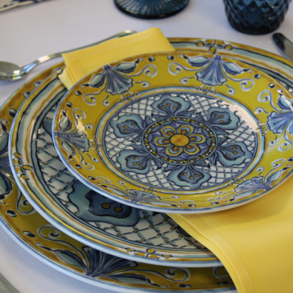 Assiette plate Dolce Vita en porcelaine D20cm