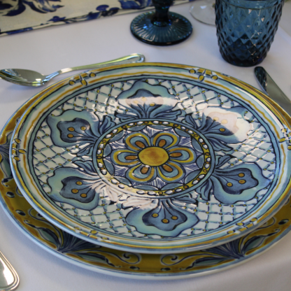 Assiette plate Dolce Vita en porcelaine D28cm