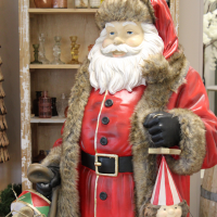 Père Noël "SANTA KLAUS" H166cm