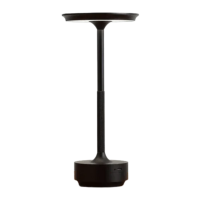 Lampe led à poser noire -CASSIOPEE