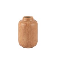 Vase CHATAIGNE effet bois (Ø8x13,5cm)
