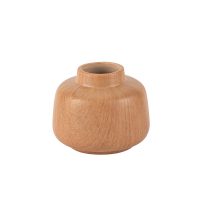 Vase NOISETTE effet bois (Ø11,5x10cm)