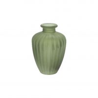 Vase/Fiole JEANNE -vert de gris(ø7.5x H10.5cm)