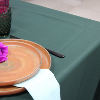 Nappe rectangle en tissus- 150*300cm -VERT FORET
