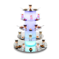 Présentoir buffet TOUR lumineux Festif Light