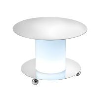Présentoir buffet lumineux rond Festif Light H19.6cm