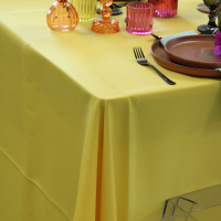 Nappe rectangle en tissus 300*180cm -JAUNE