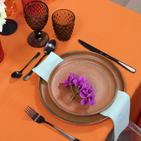 Nappe rectangle en tissus 300*180cm -ORANGE