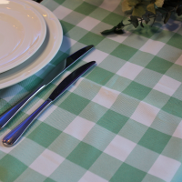 Nappe rectangle en tissus- 175*280cm -VICHY VERT