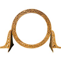 Arche ronde en bois elfique "ELFY"-D220cm