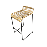 Tabouret BALI assise en rotin